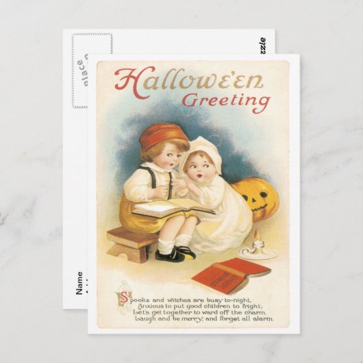 幽霊ストーリーヴィンテージはがき ポストカード (正面/裏面)