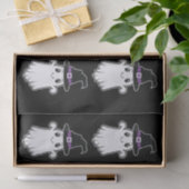 幽霊スピリッツと魔女の帽子パターンハロウィーン 薄葉紙 (ギフト)