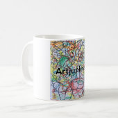 幽霊スモークアルパインホテルジェフハンカマーアルチュンクハウス コーヒーマグカップ (正面左)