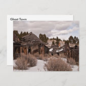 幽霊タウンはがき ポストカード (正面/裏面)