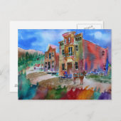 幽霊タウンはがき ポストカード (正面/裏面)