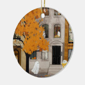 幽霊タウンオーナメント セラミックオーナメント (左)