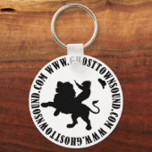 幽霊タウンサウンドB&Wキーチェーン キーホルダー (正面)