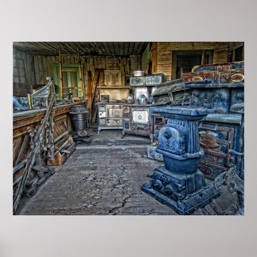 幽霊タウンストーブ庫 ポスター (正面)