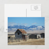 幽霊タウンマウンテンシーンスノー ポストカード (正面/裏面)
