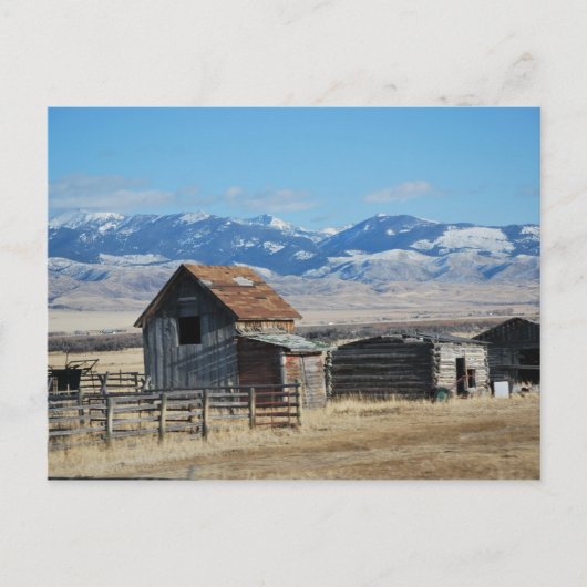 幽霊タウンマウンテンシーンスノー ポストカード (正面)