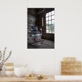 幽霊タウン理容師チェアバンナックモンタナ ポスター (キッチン)