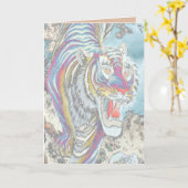 幽霊タ空白のイガーフルカラーカード縦 カード (黄色い花)