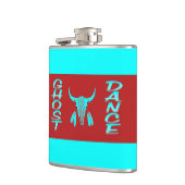 幽霊ダンスターコイズブルー包まれたフラスコ フラスク (左)