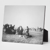 幽霊ダンス、サウスダコタ、1890 （b/w写真） フォトプラーク (側面)