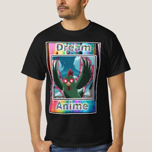 幽霊チキンドリームアニメ Tシャツ (正面)