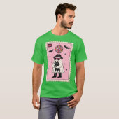 幽霊ディスコスタンプ Tシャツ (正面フル)