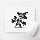 幽霊デビルインハロウィーンステッカー マウスパッド (マウス)