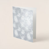 幽霊トナカイ – 不気味ゴシッククリスマスカード 箔カード (正面)