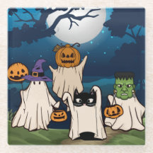 幽霊トリックまたはトレータースグラスコースター