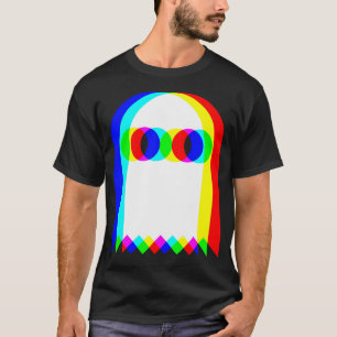 幽霊トリップ(幻覚体験)のようなVAPORWAVEハロウィーンテクノレイヴエム Tシャツ