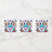 幽霊ナースとシリンジ：ハ鮮やかロウ ペットボトルラベル (シングルラベル)