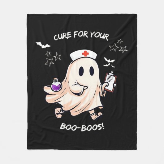 幽霊ナースと魔法のポーション – Cure for Your Bo フリースブランケット (正面)
