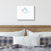 幽霊ナース不気味気にで気まぐれな場所 キャンバスプリント (インサイチュ (寝室))