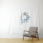 幽霊ナース不気味気にで気まぐれな場所 タペストリー (インサイチュ(横))