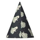 幽霊ニードハットブラックハローウィンパーティ パーティーハット (裏面)