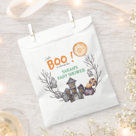 幽霊ハウスハロウィーンベビーシャワー秋テーマ フェイバーバッグ