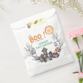 幽霊ハウスハロウィーンベビーシャワー秋テーマ フェイバーバッグ (封をした状態)