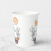 幽霊ハウスハロウィーンベビーシャワー秋テーマ 紙コップ (左)