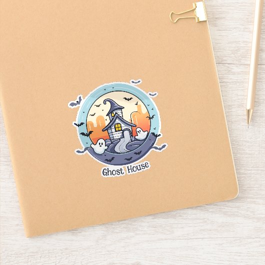 幽霊ハウス シール (ノートブック)