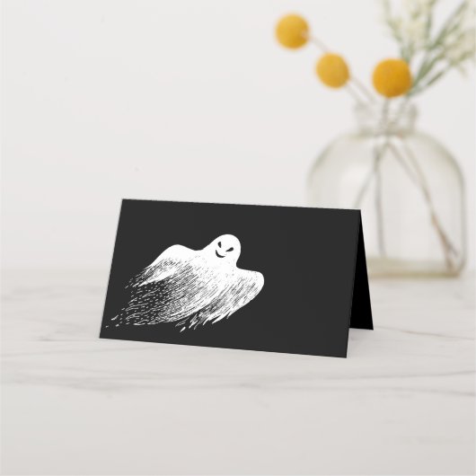 幽霊ハッピーハローウィンパーティー座席表 プレイスカード (裏面)