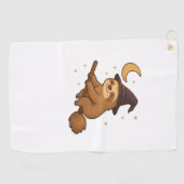 幽霊ハリネズミ図書館司書のコピー – かわいいハロウィーン ゴルフタオル (横)