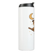 幽霊ハリネズミ図書館司書のコピー – かわいいハロウィーン タンブラー (回転左)