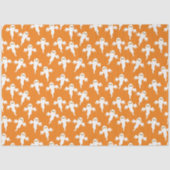 幽霊ハロウィンオレンジ 薄葉紙 (正面)