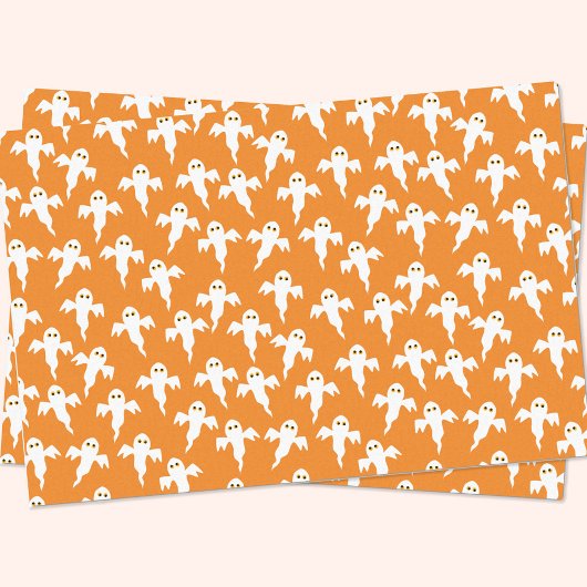幽霊ハロウィンオレンジ 薄葉紙