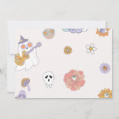 幽霊ハロウィングルービー誕生日レッツゴーグル 招待状 (裏面)