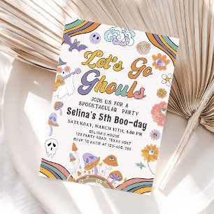 幽霊ハロウィングルービー誕生日レッツゴーグル 招待状