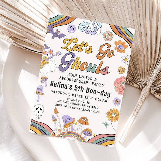 幽霊ハロウィングルービー誕生日レッツゴーグル 招待状