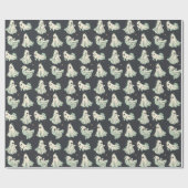 幽霊ハロウィンダーク不気味ラッピング紙 ラッピングペーパー (フラット)