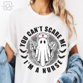 幽霊ハロウィンナースTシャツ「私は看護師だから怖くない」 Tシャツ