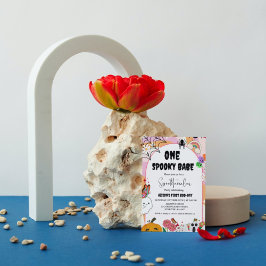 幽霊ハロウィン不気味ビベスレトログルーヴィ誕生日 招待状