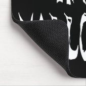 幽霊ハロウィン文字 マウスパッド (コーナー)