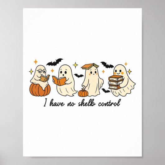 幽霊ハロウィン読図書館 ポスター (正面)