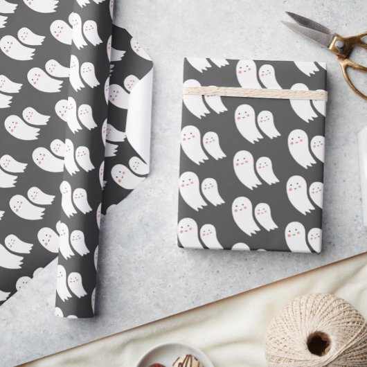 幽霊ハロウィーンダッ不気味ク ラッピングペーパー