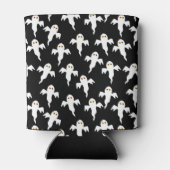 幽霊ハロウィーンブラックアンドホワイト 缶クーラー (裏面)