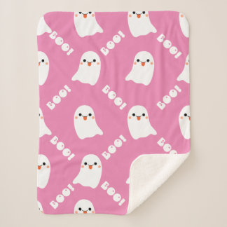 幽霊ハロウィーンブランケット、ホームデコールブランケット シェルパブランケット