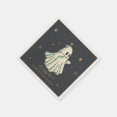 幽霊ハロウィーンベビーシャワーナプキンス スタンダードカクテルナプキン (角)