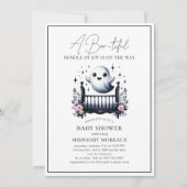 幽霊ハロウィーンベビーシャワー招待状 招待状 (正面)