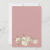 幽霊ハロウィーンベビーシャワー招待状 招待状 (裏面)