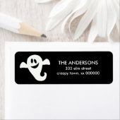 幽霊ハロウィーンラベル ラベル (インサイチュ)