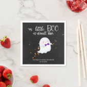 幽霊ハロウィーンリトルブーボーイベビーシャワー スタンダードカクテルナプキン (インサイチュ)